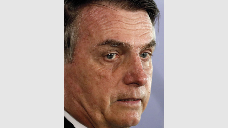 جايير بولسونارو فجر موجة من الجدل. ا.ب