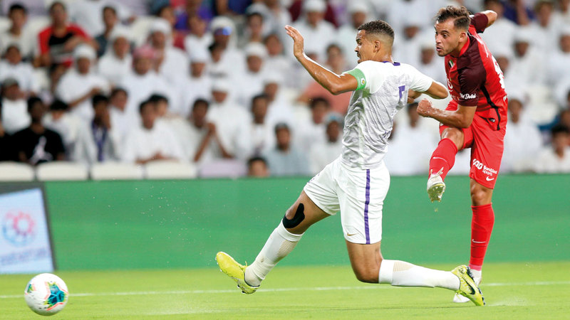 شباب الأهلي والعين قدما أقوى مباريات الجولة الأولى في كأس الخليج العربي. من المصدر