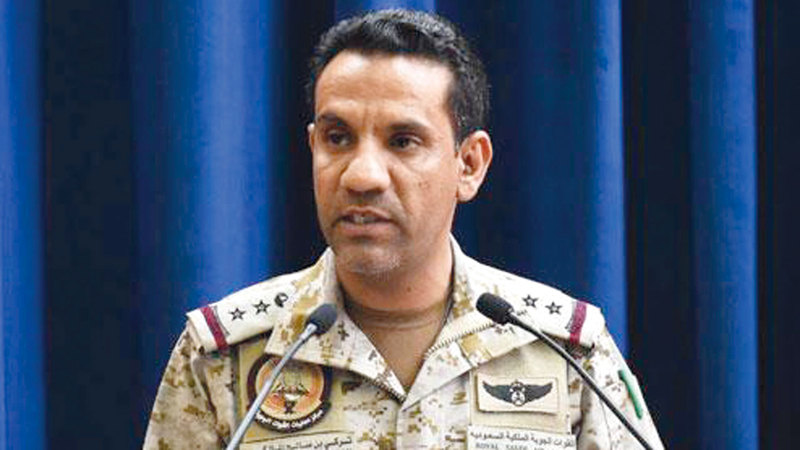 تركي المالكي: «جميع محاولات الميليشيات الحوثية الإرهابية، لإطلاق الطائرات بدون طيار، مصيرها الفشل».