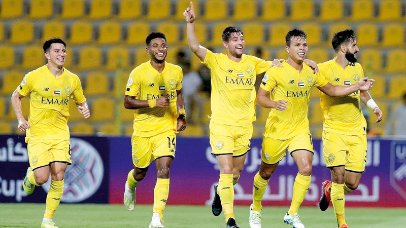 فرحة وصلاوية عارمة بعد الفوز الأول في الموسم. من المصدر