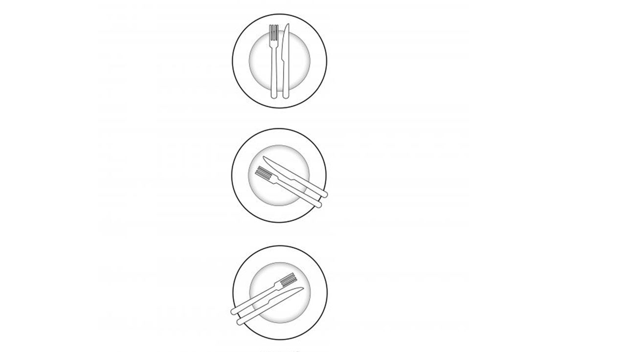 الانتهاء من طلب الأكل و مغادرة المكان..