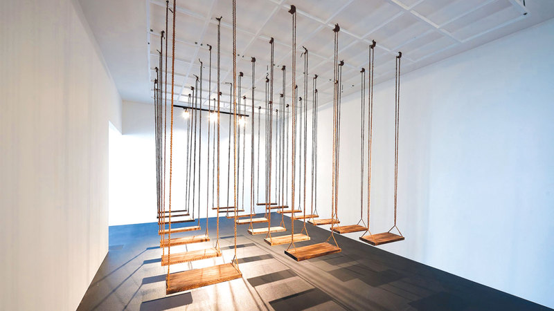 عمل للفنانة وجد البياتي.