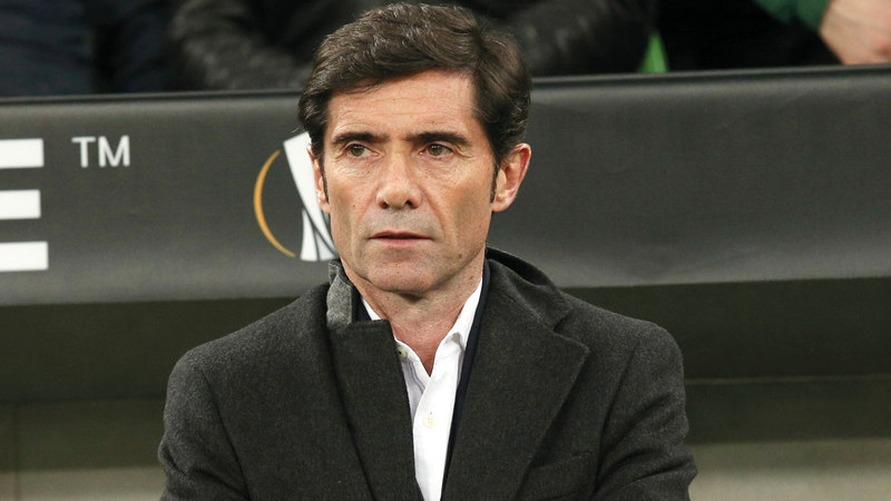 مارسيلينو أُقيل من تدريب فالنسيا الأربعاء الماضي. أ.ب