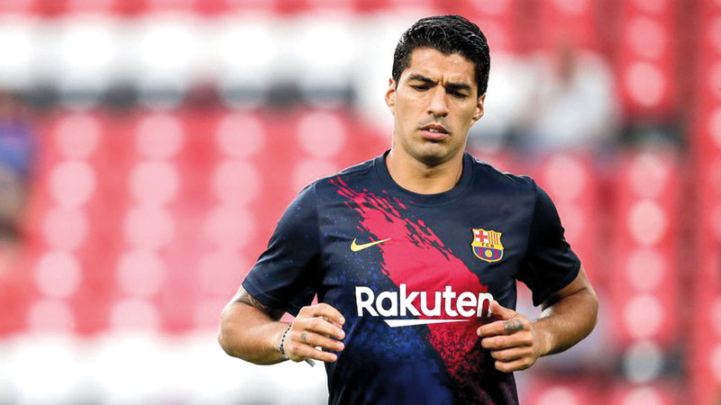 لويس سواريز عاد إلى التدريبات الجماعية وبات جاهزاً لمواجهة فالنسيا اليوم. من المصدر