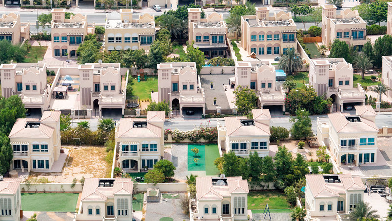 الفلل الاستثمارية والخاصة استحوذت على 85.5% من عدد المباني المنجزة في دبي. تصوير: أحمد عرديتي