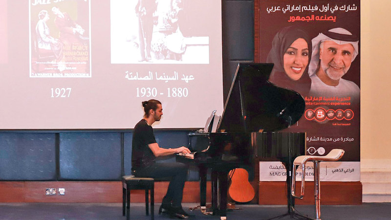 مصطفى الحلواني قدم الورشة. من المصدر