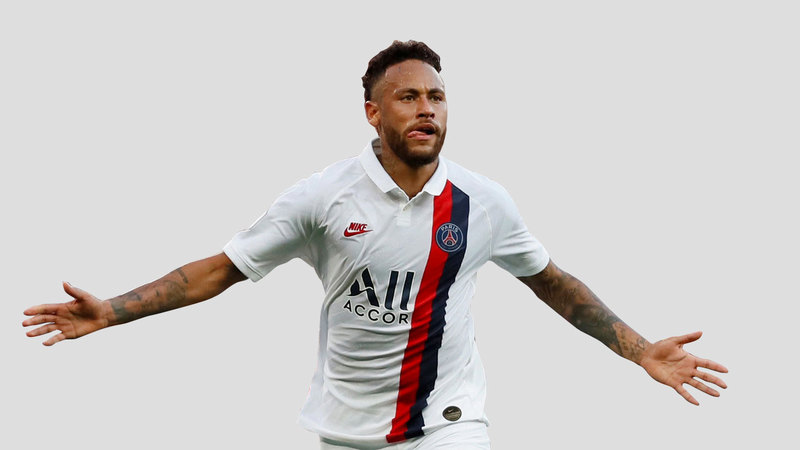 نيمار قاد باريس سان جرمان للفوز على ستارسبورغ. رويترز