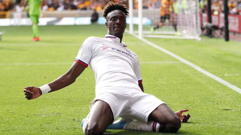 هداف تشلسي الشاب  تامي أبراهام. رويترز