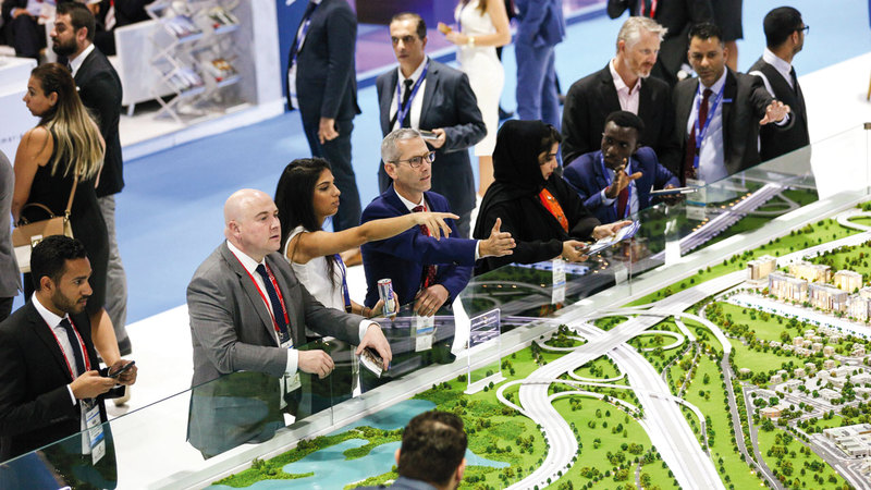 فعاليات «سيتي سكيب غلوبال 2019» تنطلق في مركز دبي التجاري العالمي. من المصدر