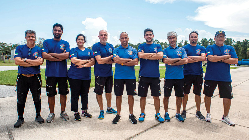 فريق الـ&laquo;فيكتوري تيم&raquo; يستعد للتحدي العالمي. من المصدر