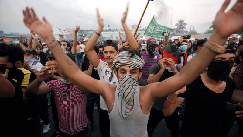 الاحتجاجات تضخمت نتيجة سوء تعامل الحكومة معها. أ.ف.ب