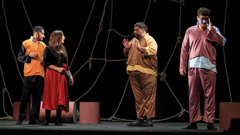 مسرحية صدى الروح-مسرح دبي الشعبي