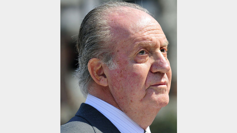 خوان كارلوس تنازل بعد مشكلات صحية.  أرشيفية