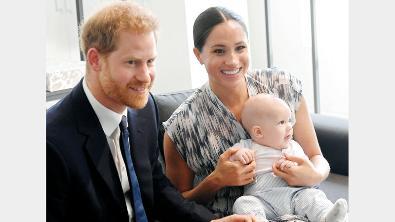 هاري وميغان لم يعطيا أي لقب لابنهما الأول.  أرشيفية