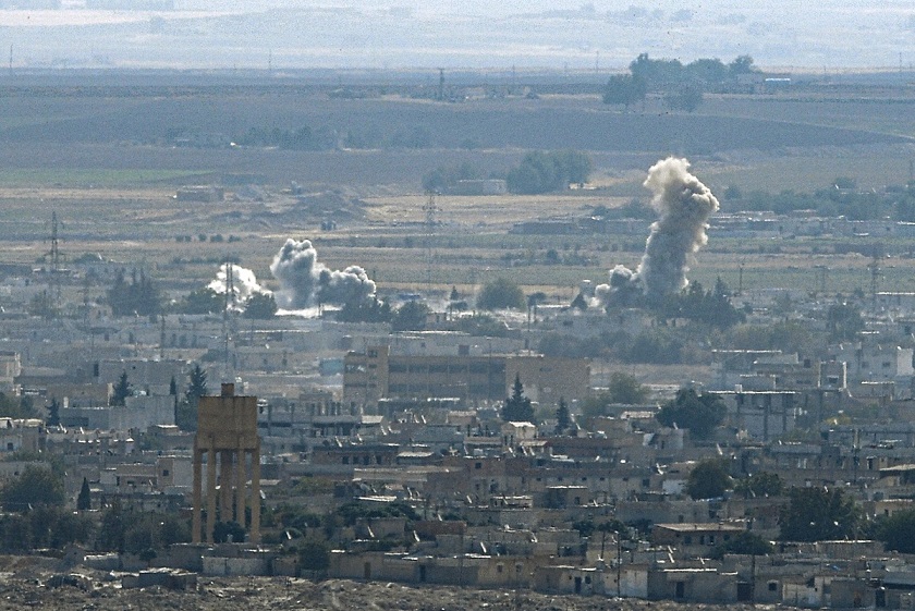 القصف التركي على شمال سورية - أ. ف. ب
