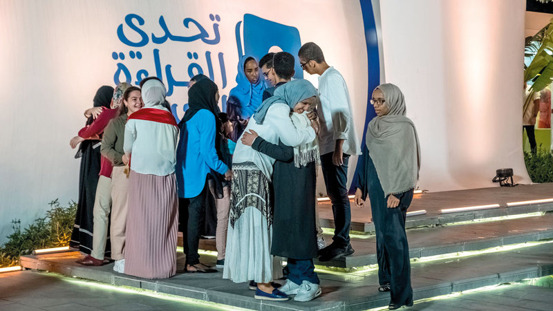 أجواء التشويق والمنافسة مستمرة في تحدي القراءة. من المصدر