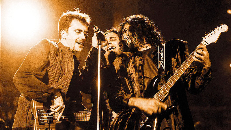 فرقة «جنون» الباكستانية الثلاثية تعود إلى دبي للمرة الثانية هذا العام. من المصدر