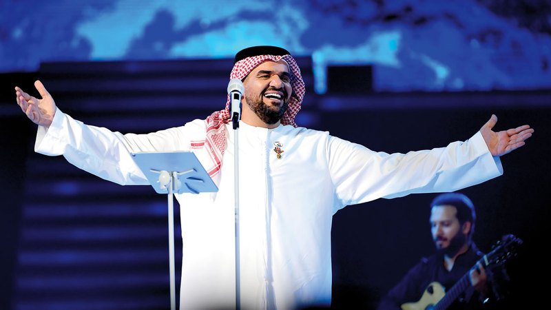 حسين الجسمي. تصوير: باتريك كاستيلو