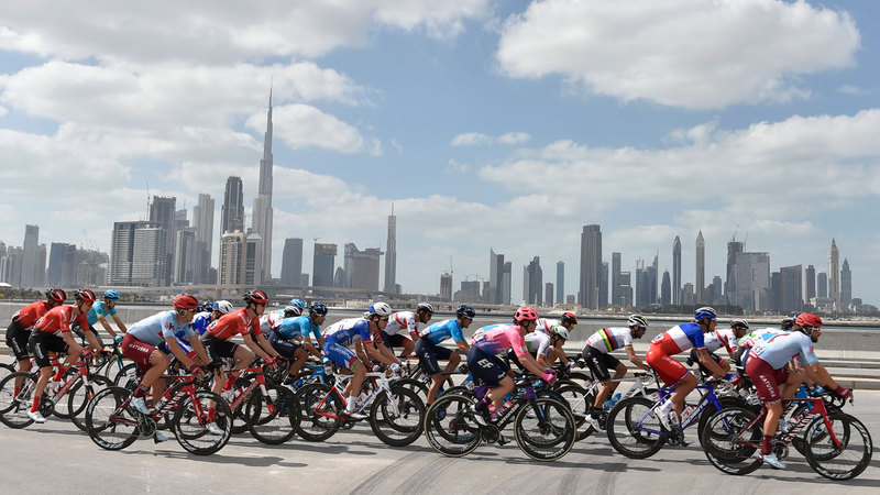 النسخة الأولى من طواف الإمارات حققت نجاحاً كبيراً. من المصدر