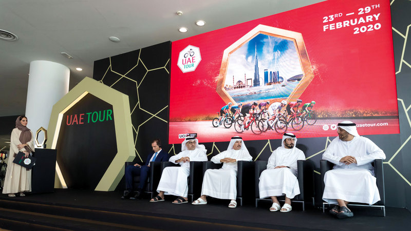 من اليمين.. عيسى هلال والشعفار وحارب والعواني. من المصدر