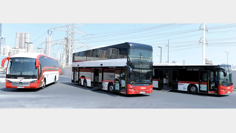 «طرق دبي» تضع سلامة إطارات الحافلات على رأس أولوياتها. من المصدر