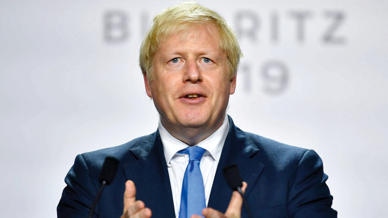 جونسون قال إن الاتفاق النووي مع إيران «سيئ». رويترز