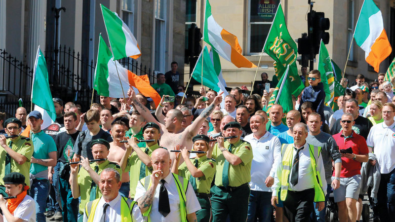 قوميون في الشمال يرفضون البقاء تحت التاج البريطاني. أرشيفية
