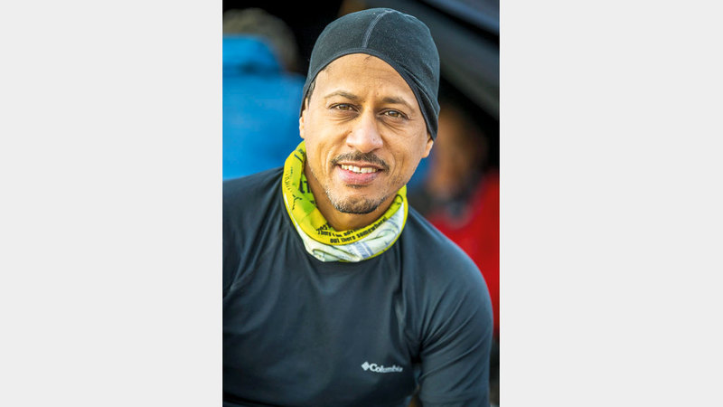 المتسابق أحمد الكثيري. من المصدر