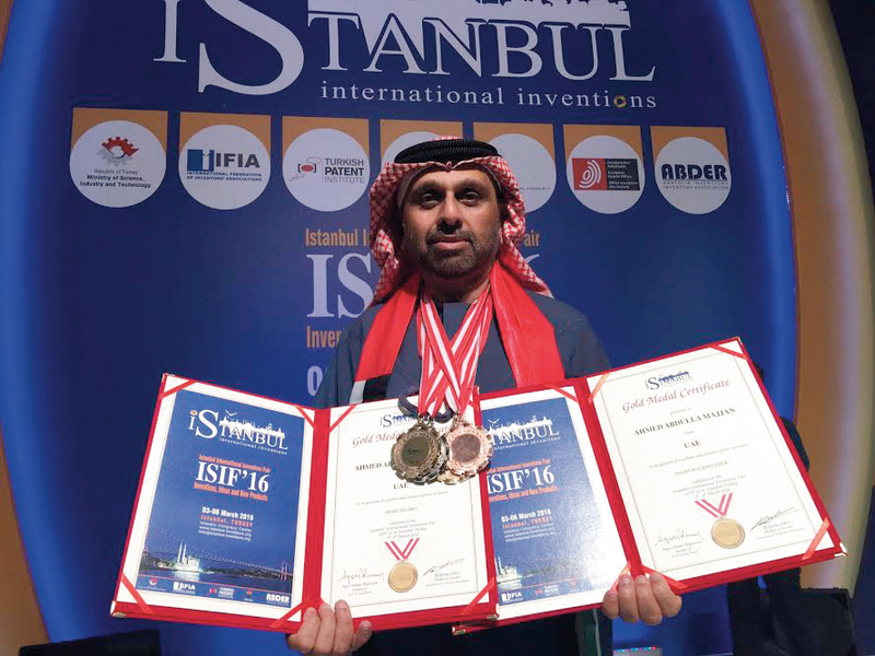 مجان اعتبر أن الجمعية جاءت ثمرة إنجازات شباب الإمارات المخترعين، وفوزهم بالعديد من الميداليات. أرشيفية