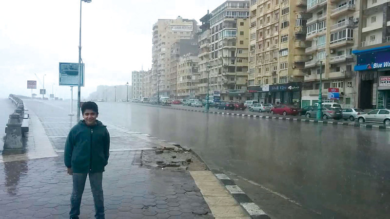 المياه غمرت شوارع القاهرة. أرشيفية