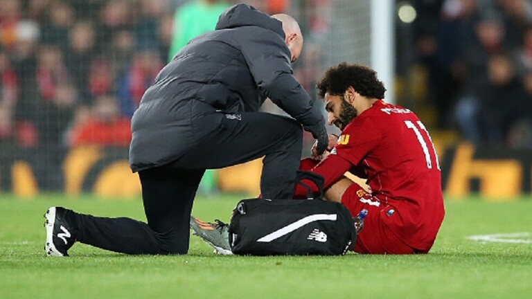 طبيب ليفربول مع محمد صلاح