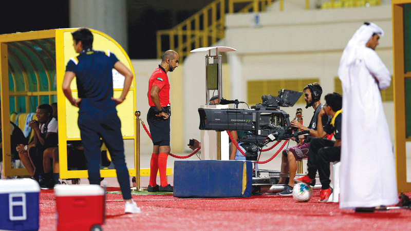 مباراة كلباء وبني ياس شهدت لجوء الحكم إلى تقنية الفيديو 4 مرات. الإمارات اليوم
