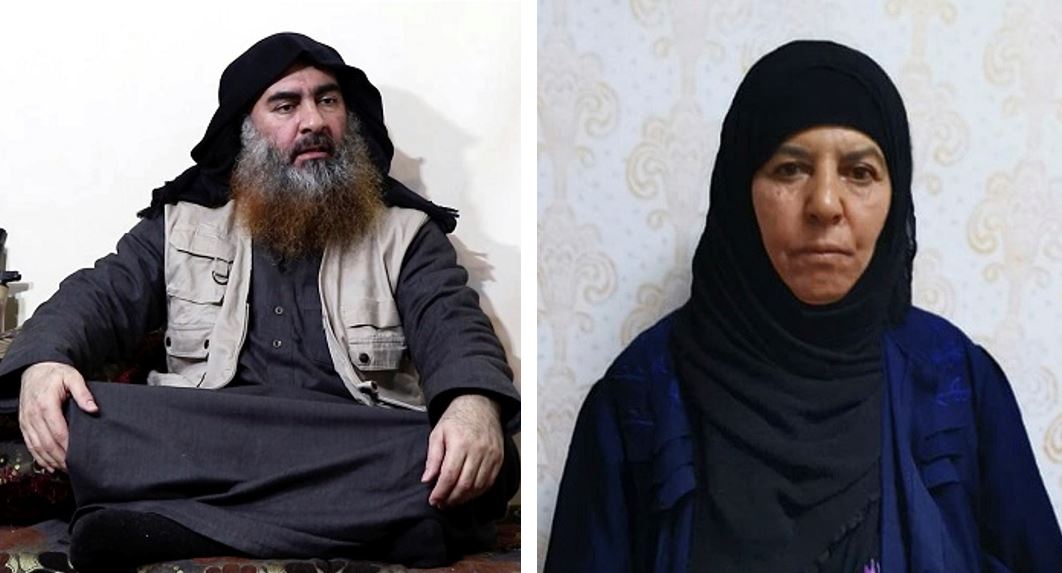 أبوبكر البغدادي وشقيقته رسمية