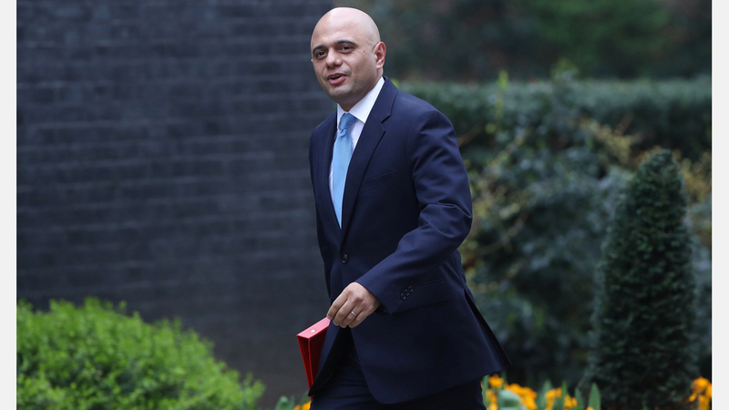 جاويد رفض وضع أي تقييم لتأثير الاتفاقية الجديدة التي عقدها جونسون. رويترز