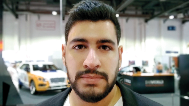 وسام سينو: «(زيدر) حصلت على ترخيص في الإمارات، وتصنع السيارة بكلفة تبدأ من 238 ألف درهم».