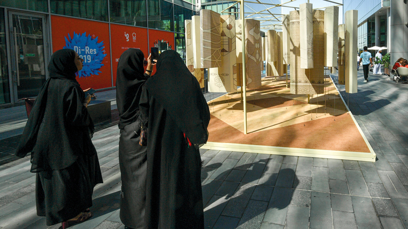 &laquo;أسبوع دبي للتصميم&raquo; يستضيف الملتقى الأكبر من نوعه لخريجي الجامعات على مستوى العالم.

تصوير: أشوك فيرما