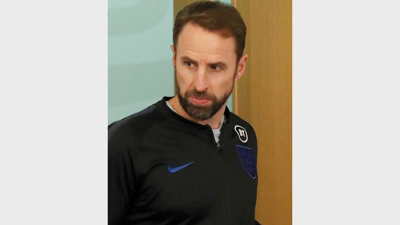 مدرب المنتخب الإنجليزي ساوثغيت. أ.ف.ب