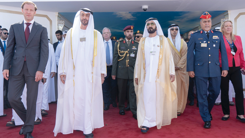 محمد بن راشد ومحمد بن زايد أكّدا أن دولة الإمارات اليوم تمثل محركاً في عالم الطيران.

من المصدر