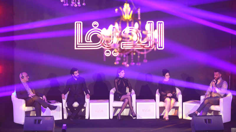 خلال مؤتمر صحافي للكشف عن تفاصيل المسلسل وحلقاته القصيرة. من المصدر