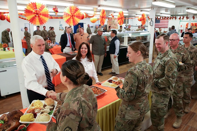 زيارة مايك بنس للعراق