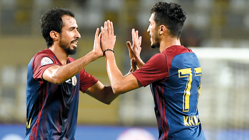 الوحدة حجز بطاقة تأهل مبكرة ويخوض مباراة تحصيلية أمام حتا. تصوير: إريك أرازاس