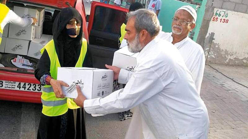 فريق «الخير والبركة» تراوح أعمار المشاركين فيه بين 55 و90 عاماً. من المصدر