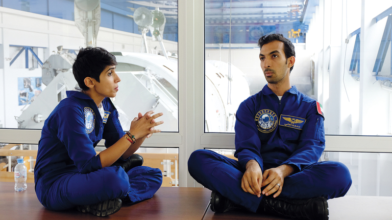 محمد أهلي ومشاعل الشميمري. من المصدر