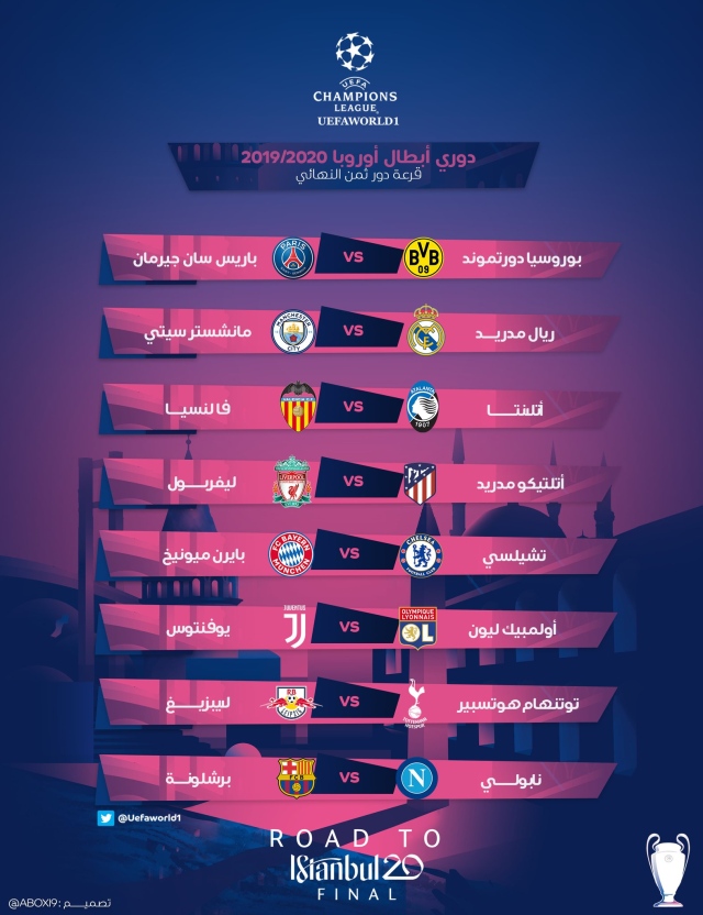 top 16 champions league