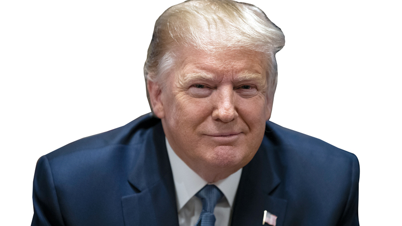 النظرة إلى الاقتصاد على أنه قوي تساعد ترامب في الحصول على أعلى نسبة تأييد منذ انتخابه. أ.ب