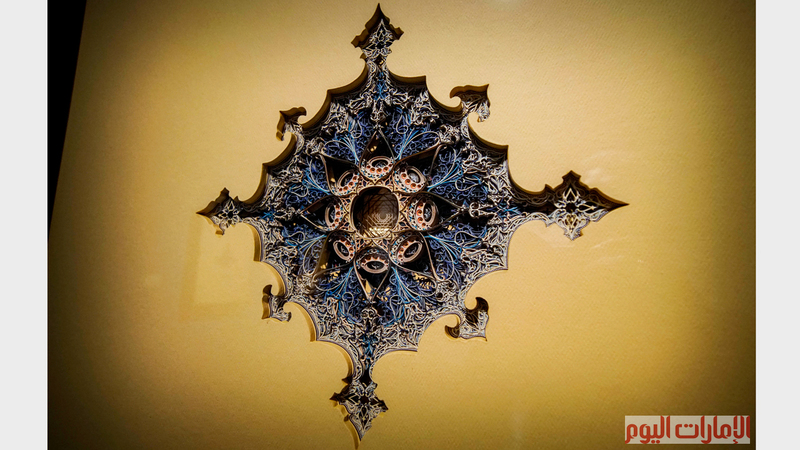 تستضيف مدينة الشارقة في المعرض ال31 في متحف الشارقة للفنون مجموعة متنوعة من الاعمال التشكيلية والتركيبية والنحتية والجداريات والخط العربي وأعمال فنية الإسلامية معاصرة. تصوير: أشوك فيرما