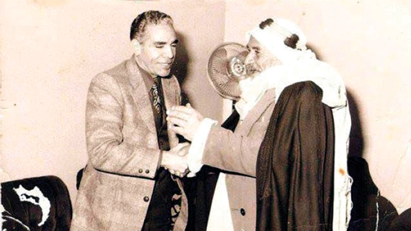 سالم الهرش تبرّع بالمكافأة التي حصل عليها للمجهود الحربي. أرشيفية