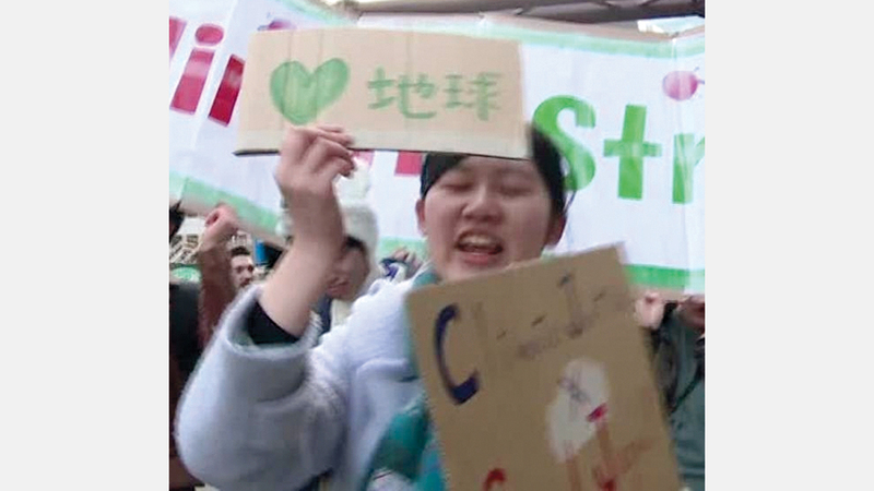 غريتا أوجدت حركة احتجاج دولية ضد التغير المناخي. أرشيفية