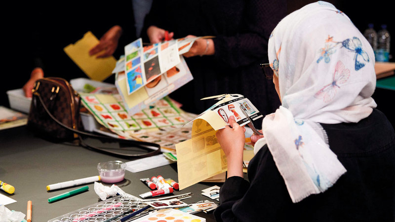 البرنامج يشتمل على ورشتي عمل حول تقنيات صناعة الكتب. ■من المصدر