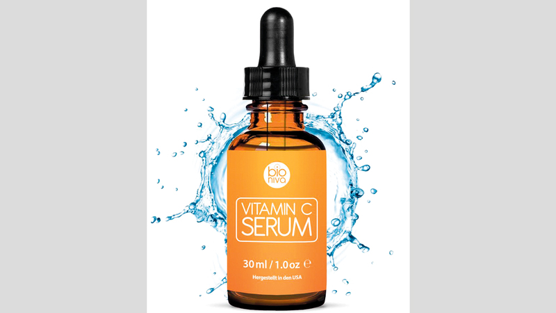 سيروم فيتامين سي يساعد على التمتع ببشرة متجانسة. د.ب.أ